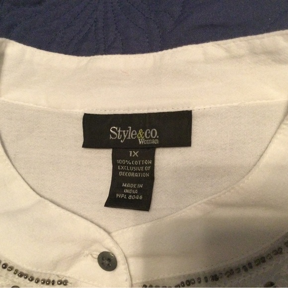 NWT Breezy Cotton Top, size 1X - Picture 9 of 10